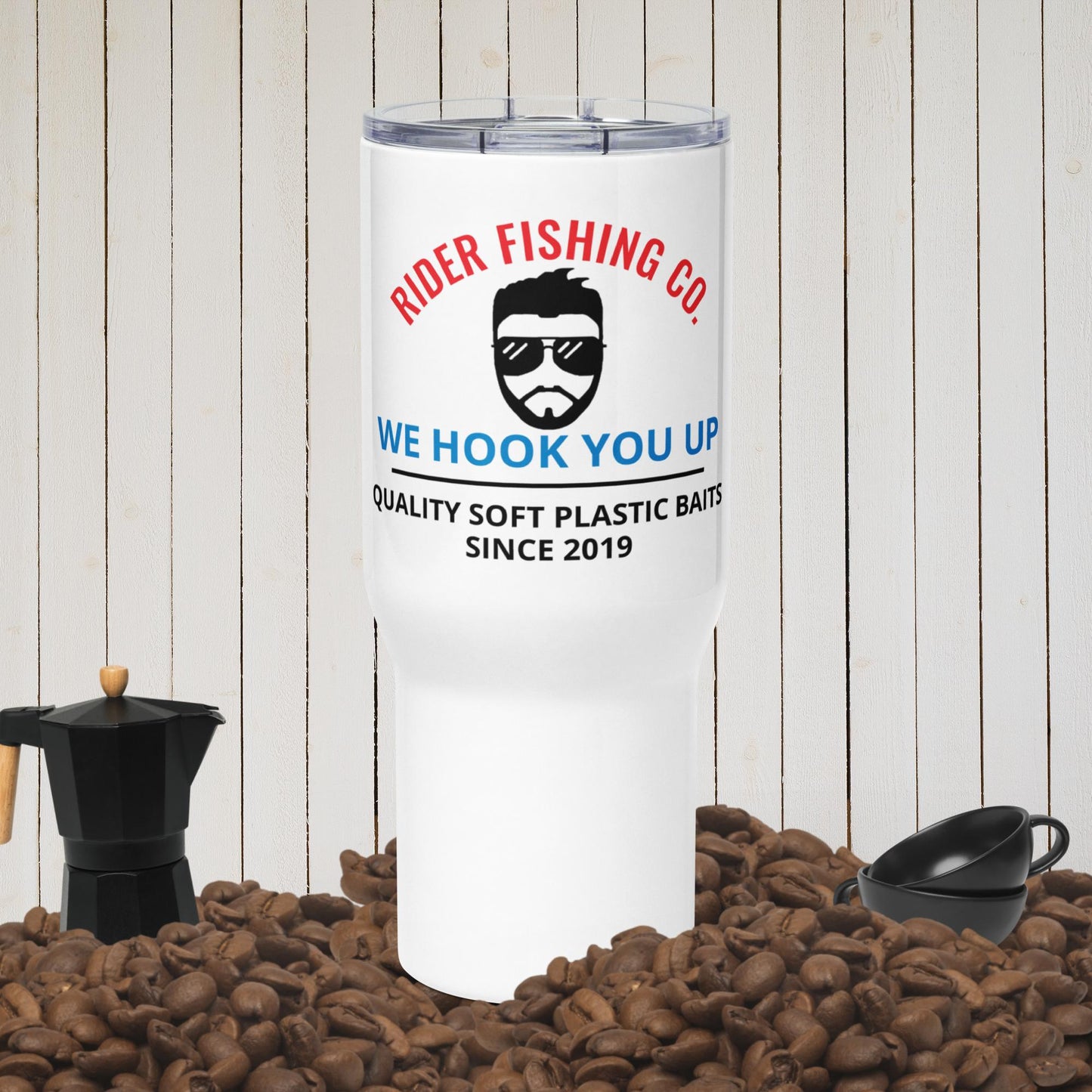Rider Travel mug with a handle